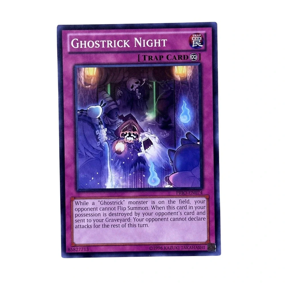 Yu-Gi-Oh! Trading Card Ghostrick Night PRIO-EN074 1st Edition Continuous Trap‎